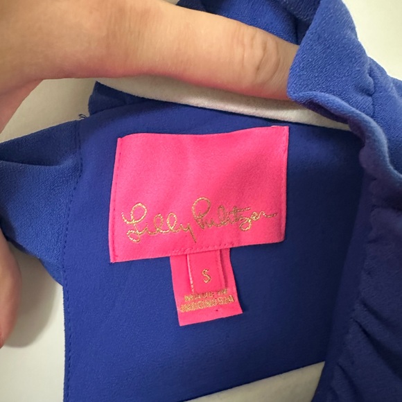 Blue Lilly Pulitzer Shift Dress - Picture 3 of 4